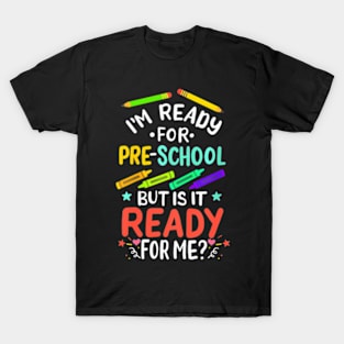 1st Day of Preschool Pre-K First Day of School T-Shirt